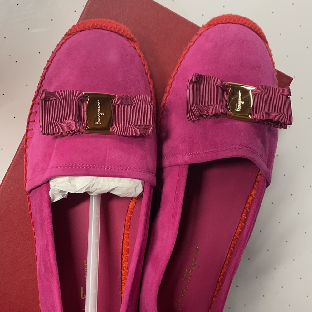 Brand new ferragamo suede shoes size 10 - Picture 4 of 8